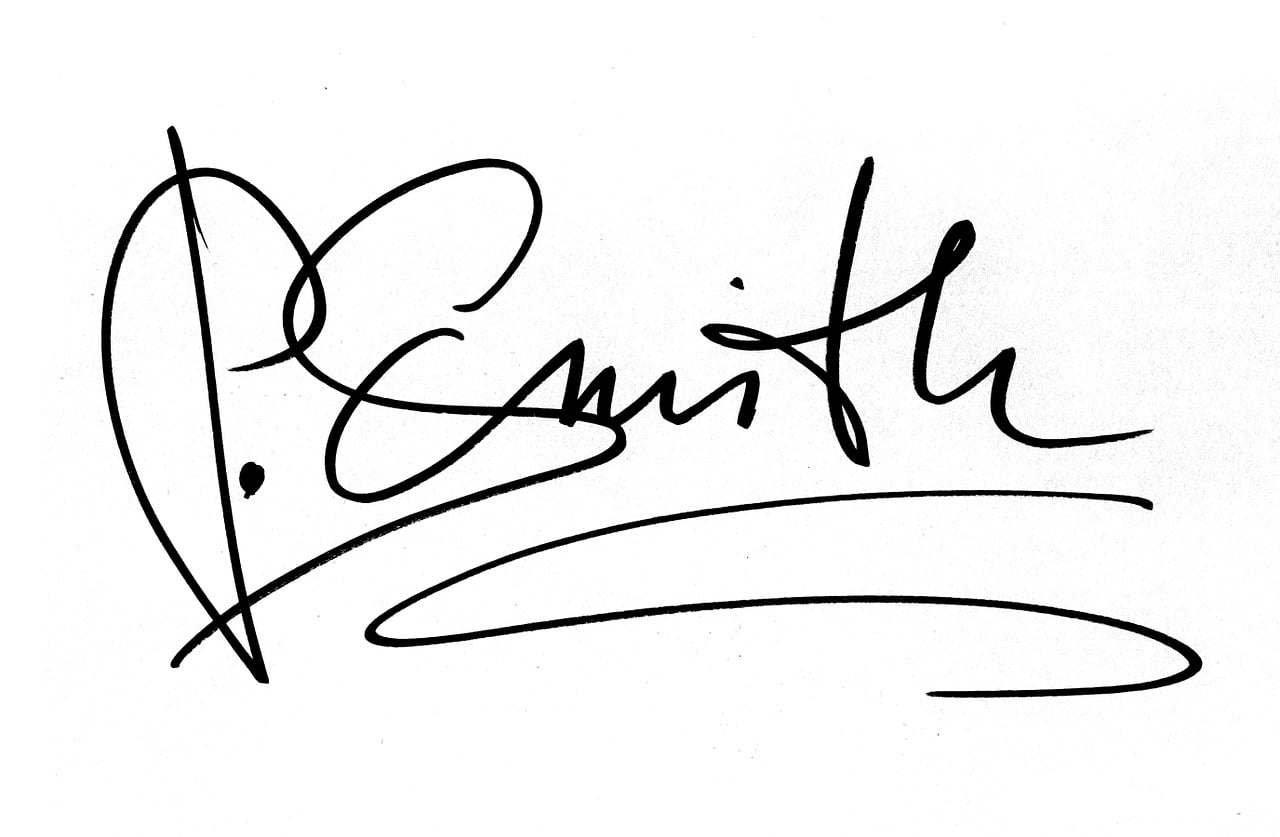 handwritten email signature