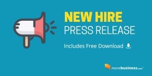 New Hire Press Release - Free Download, Editable Microsoft Word Format